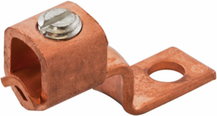 Copper Ground Terminal Standoff, 100 Pack, 6 AWG