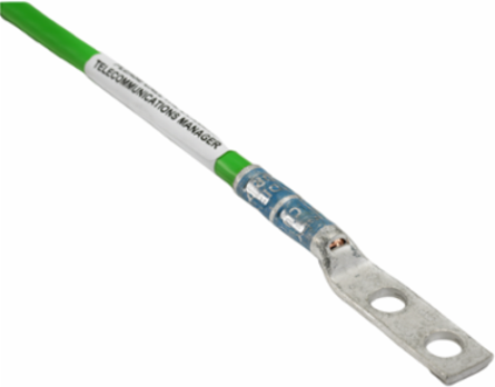 Grounding Lug #3/0 AWG Double Hole 1/4 Inch ID Spaced 3/4 Inch, 10 Pack