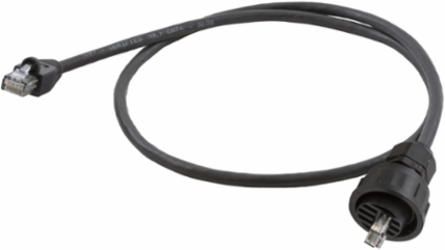 Cat 6 HI-IMPACT Patch Cord, 3 Inch with #24 AWG Copper, 8-Conductor