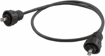 HI-IMPACT Patch Cord Cat 6 RJ-45 to RJ-45, 3 Inch Length, 8-Conductor