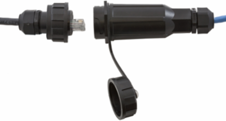 HI-IMPACT Cat 6 RJ-45 Patch Cord, 20 Inch Length, 8-Conductor