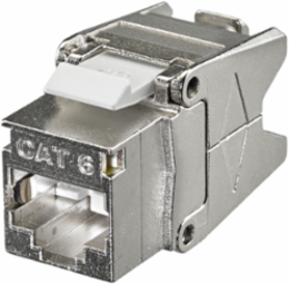 Category 6 Shielded Jack, 0.87 x 0.67 x 1.39 Inch, Cobra-Lock Termination
