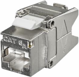 Category 6A Shielded Jack, Cobra-Lock Termination, 0.87 x 0.67 x 1.39 Inch
