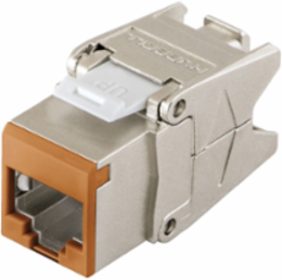 Category 6A Shielded RJ-45 Jack with Cobra-Lock™ Termination, 0.87 x 0.67 x 1.39 Inch
