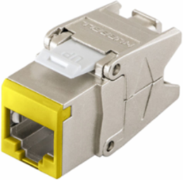 Category 6A Shielded RJ-45 Jack with Cobra-Lock™ Termination, 0.87 x 0.67 x 1.39 Inch
