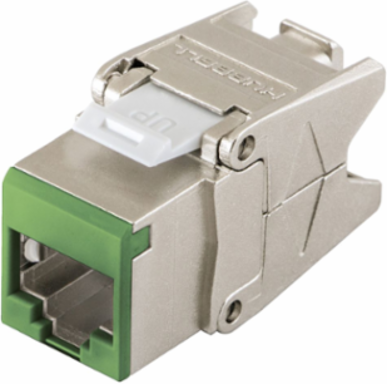 Category 6 Shielded Jack, Cobra-Lock™ Termination, 0.87 x 0.67 x 1.39 Inch