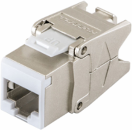 Category 6 Shielded Jack, Cobra-Lock Termination, Size 0.87 x 0.67 x 1.39 Inch