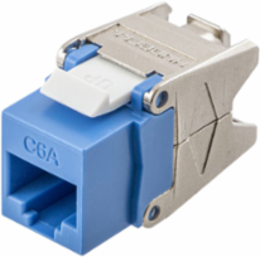 Category 6A RJ45 Modular Jack with Cobra-Lock™ Termination, 0.87 Inch x 0.67 Inch x 1.39 Inch