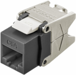 Category 6A Cobra-Lock™ Modular Jack, 0.87 x 0.67 x 1.39 Inch