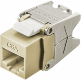 Category 6A RJ45 Jack with Cobra-Lock™ Termination, 0.87 x 0.67 x 1.39 Inch