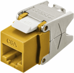 Category 6A Modular Jack with Cobra-Lock™ Termination, 0.87 Inch x 0.67 Inch x 1.39 Inch