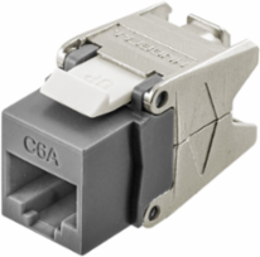 Category 6A RJ-45 Jack, Cobra-Lock™ Termination, 0.87 x 0.67 x 1.39 Inch