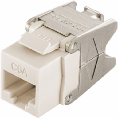 Category 6A Cobra-Lock™ Jack, 0.87 x 0.67 x 1.39 Inch, Indoor Use