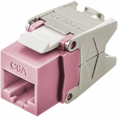 Category 6A Jack Cobra-Lock™ Termination, 0.87 x 0.67 x 1.39 Inch, 10GBASE-T