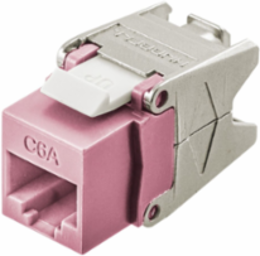 Category 6A Jack Cobra-Lock™ Termination, 0.87 x 0.67 x 1.39 Inch, 10GBASE-T