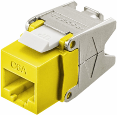 Category 6A Jack Cobra-Lock Termination, 0.87 x 0.67 x 1.39 Inch