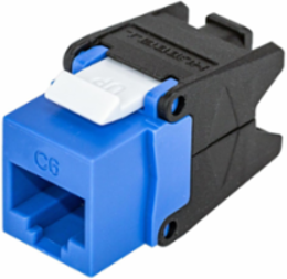 Category 6 Modular Jack with Cobra-Lock™ Termination, 0.87 x 0.67 x 1.39 Inch