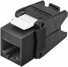 Category 6 Modular Jack with Cobra-Lock™, 0.87 x 0.67 x 1.39 Inch