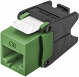 Category 6 Jack with Cobra-Lock™ Termination, 0.87 x 0.67 x 1.39 Inch