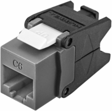 Category 6 Modular Jack with Cobra-Lock™ Termination, 8.000 Inch Width