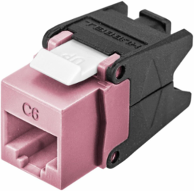 Category 6 Jack with Cobra-Lock™ Termination, 0.87 x 0.67 x 1.39 Inch