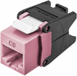 Category 6 Modular Jack with Cobra-Lock™ Termination, 0.87 Inch x 0.67 Inch x 1.39 Inch