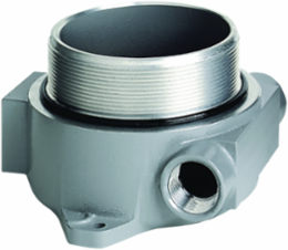Compact Round Instrument Enclosure 7.5 Inch x 5.75 Inch x 4.25 Inch, Explosion Proof, Cast Aluminum
