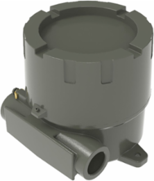 Compact 4-1/4 Inch ID Round Body Instrument Enclosure, Copper-free Aluminum, IP66