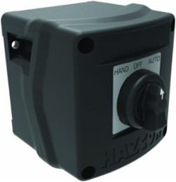 3 Position Selector Switch - Non-Metallic, 3/4 Inch Hub, 20A, NEMA 3, 4, 4X