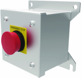 Maintained Contact E-Stop Push Button - M20 - Stainless Steel - 1A - -50 C to 60 C