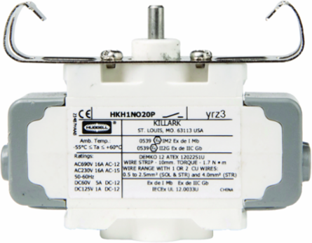 Hazardous Location Factory Sealed Contact Block - 20A, N.O., 24-690V AC/DC