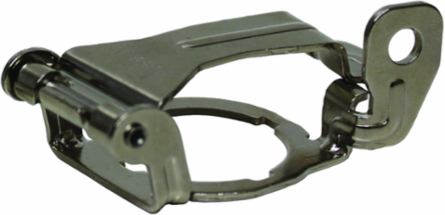 Stainless Steel Hinged Lockout Tagout for Mushroom Push Button, -40°C to 55°C Operating Temp