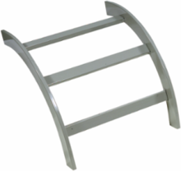 NEXTFRAME Ladder Rack Outside Radius 18 Inch Gray, 17.3 Inch Width, 45 lbs/ft Capacity