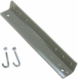 Cable Management Wall Support Bracket 6-12 Inch Angled Gray Steel