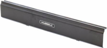 Horizontal Cable Management 2-Unit with Cover, Black, 5.6 Inch Width