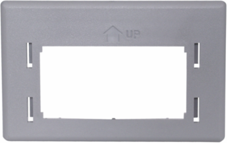Reducing Adapter for Herman Miller Furniture, Gray, 2.982 Inch x 1.882 Inch