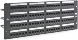 96-Port Cat 5e Patch Panel, 8.8 Inch Width, Flat Style