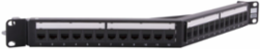 Category 6A Jack Panel, 19 Inch x 1.75 Inch, Cobra-Lock Termination