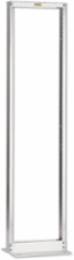 Relay Rack 84 Inch Height, 45 Units, Aluminum, Mill Finish