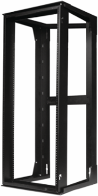 Wall Mount Swing Frame Rack, 36 Inch, Black, Steel, 19U Capacity