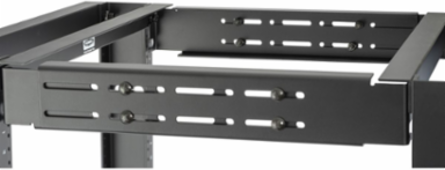 2 to 4 Post Extension Bracket Kit, Black, 24" to 36" Adjustable Depth