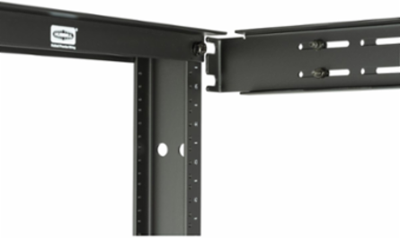 2 to 4 Post Extension Bracket Kit, Black, 24" to 36" Adjustable Depth