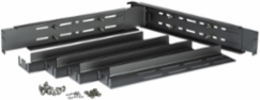 2 to 4 Post Extension Bracket Kit, Black, 24" to 36" Adjustable Depth