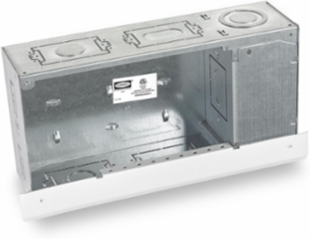 Wall Enclosure, 5-Gang, 2" Conduit Feed-Thru, White, cETLus Certified