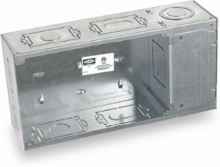 Wall Enclosure, 5-Gang, 2" Conduit Feed-Thru, White, cETLus Certified