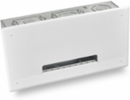 Wall Enclosure, 5-Gang, 2" Conduit Feed-Thru, White, cETLus Certified