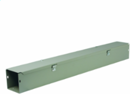 N1 Hinged Wireway - No Knockouts 8X8X48 Carbon Steel - Gray