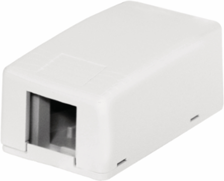 UL Plenum Rated Surface Mount Box, 1-Port, 3.910 Inch Width