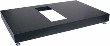 Mobile Base for Quad Cab, 20 Inch H, Width 22.5 Inch, Steel