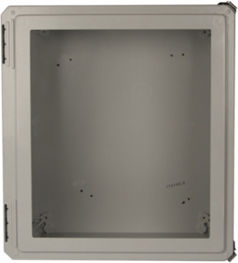 NEMA 4X Continuous Hinge Link Lock With Window 10X8X6 Fiberglass-Opaque